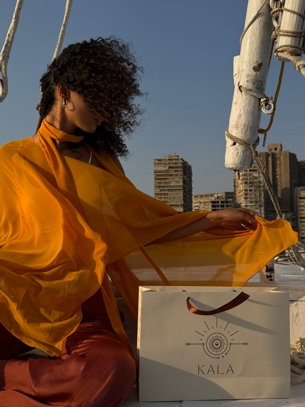 Sun Cape with Scarf